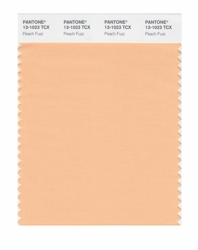 FAbric swatch of a peach color