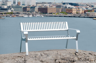 The TELLUS Bench Is the 1st Furniture Made of 100% Fossil-Free Steel